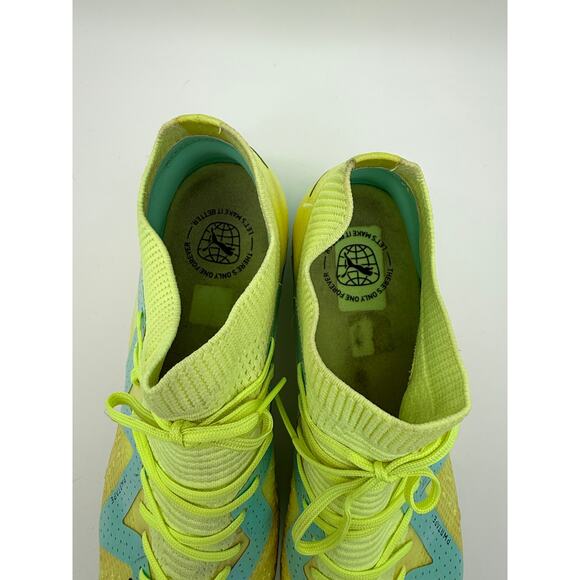 Men's Puma Future Pro FG/AG 107171-03 Neon Yellow Soccer Cleats Shoes Size 8.5 - Picture 10 of 12